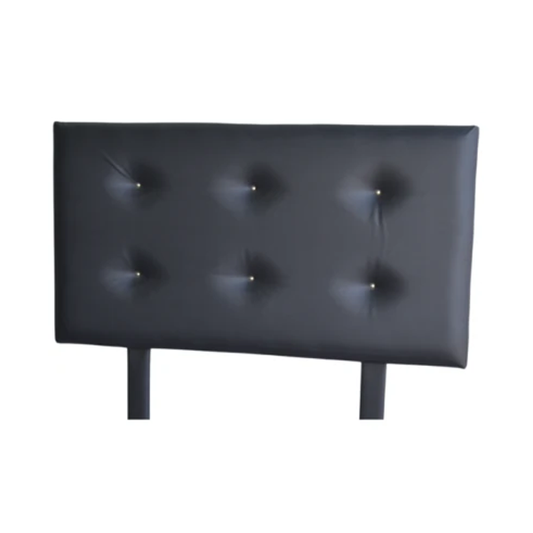 Black Leatherette Headboard